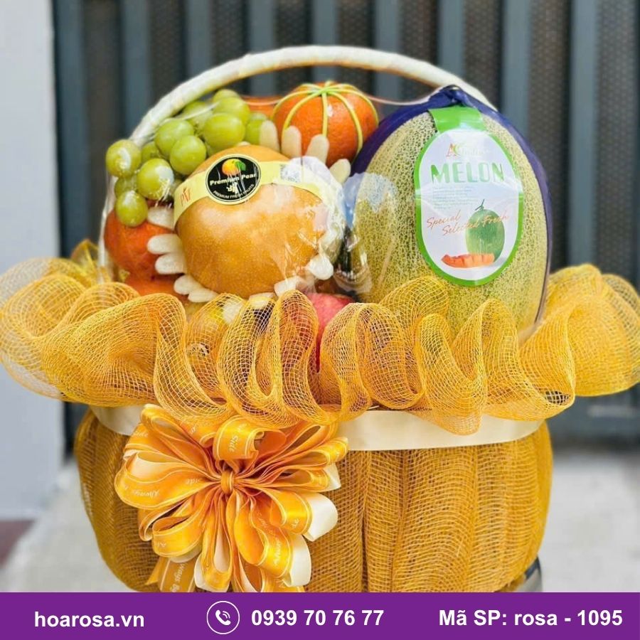 Giỏ Trái Cây Bích Thủy #1095 – trái cây nhập khẩu