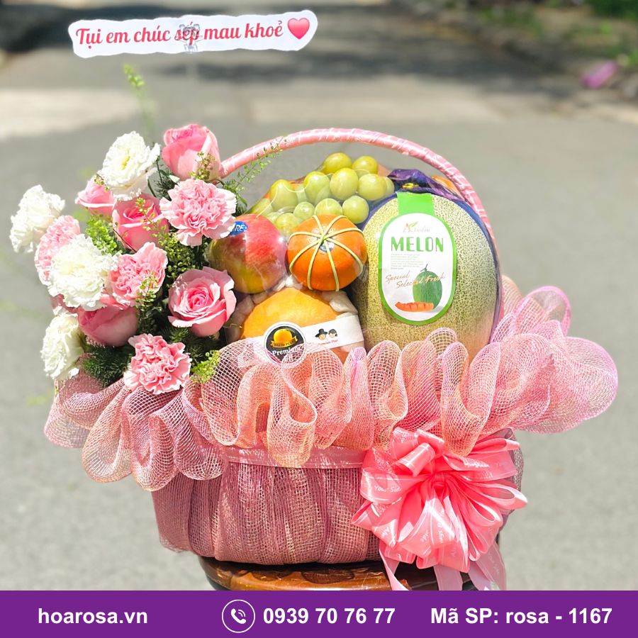 Giỏ Trái Cây Bích Thủy #1167 – trái cây nhập khẩu