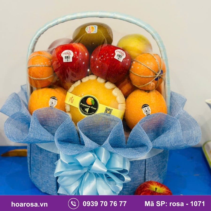 Giỏ Trái Cây Bích Thủy #1071 – trái cây nhập khẩu